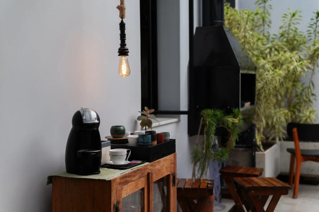 Efeitos de luz: pendente